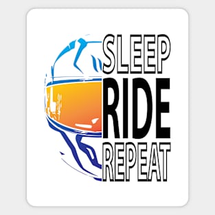 Sleep Ride Repeat Magnet